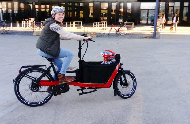 two wheel cargo bike