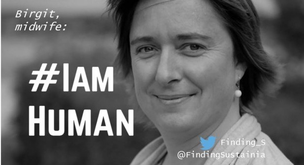 #IamHuman – Birgit: Because we all feel happiness, sadness, anger and love.