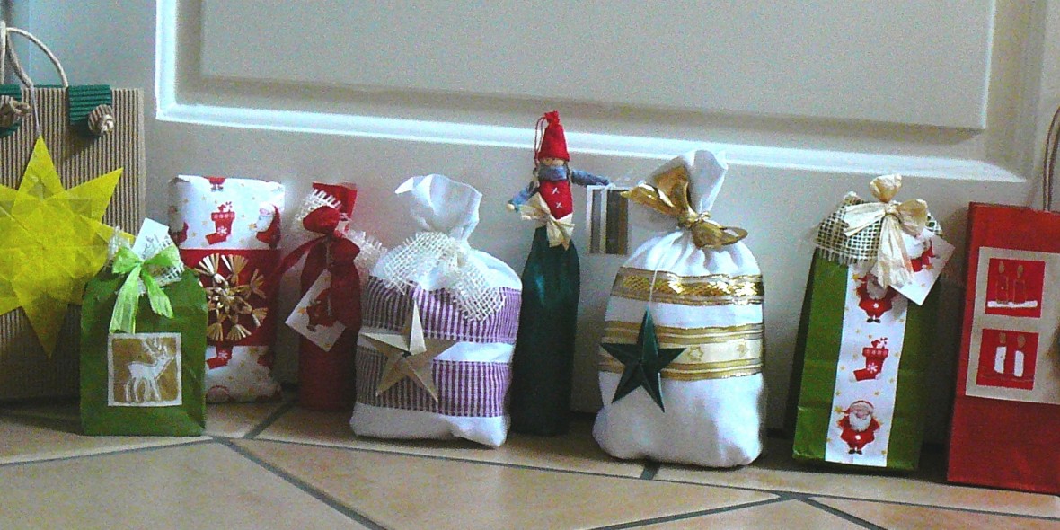 Umweltfreundlich weihnachtlich verpacken‏ – Rubina an Santa